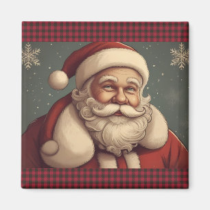 Vintage-Weihnachtsmann Magnet
