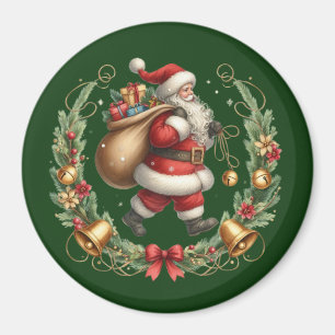 Vintage-Weihnachtsmann-Magnet Magnet