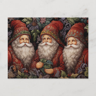 Vintage Weihnachtsmann Postkarte