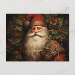 Vintage Weihnachtsmann Postkarte