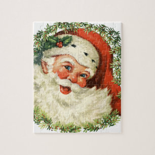 Vintage-Weihnachtsmann Puzzle