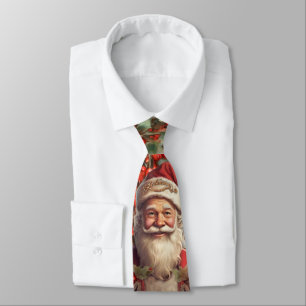 Vintage-Weihnachtsmann Sankt Nikolaus Weihnachten  Krawatte