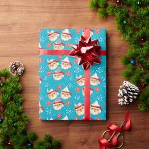 Vintage-Weihnachtsmann-Tassen Weihnachtsgeschenkve Geschenkpapier