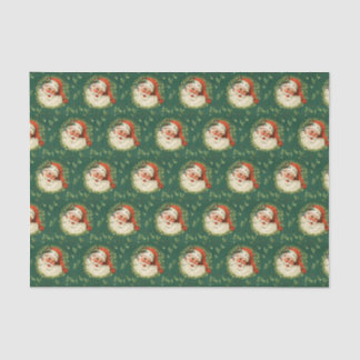 Vintage-Weihnachtsmann-Tissue-Papier Seidenpapier