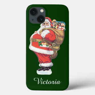 Vintage Weihnachtsmann, viktorianischer Weihnachte Case-Mate iPhone Hülle