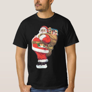Vintage Weihnachtsmann, viktorianischer Weihnachte T-Shirt