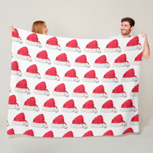 Vintage Weihnachtsmann Weihnachten Fröhlich Klassi Fleecedecke