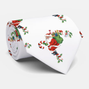 Vintage-Weihnachtsmann Weihnachten Vintage-Geschen Krawatte
