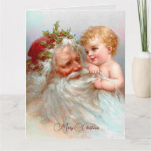 Vintage-Weihnachtsmann-Weihnachtsbrauch