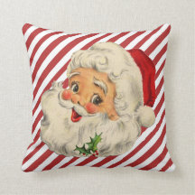 Vintage-Weihnachtsmann-Wurfkissen