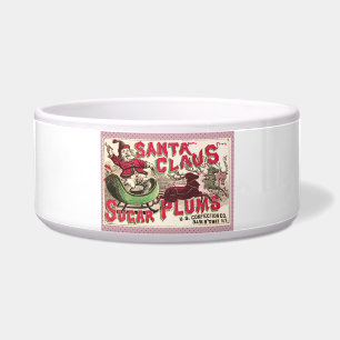 Vintage Weihnachtsmann Zuckerpflaumen Werbung Anti Napf