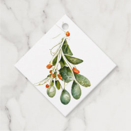 Vintage Weihnachtsmarken Geschenkanhänger