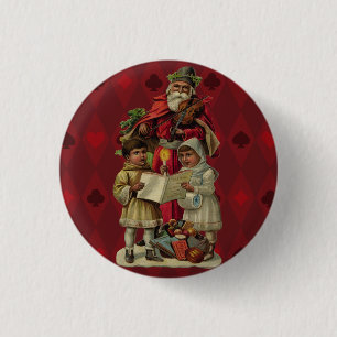 Vintage Weihnachtsmusik Button
