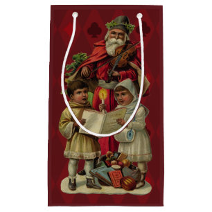 Vintage Weihnachtsmusik Kleine Geschenktüte