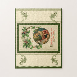 Vintage Weihnachtsnativity-Szene Puzzle