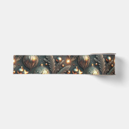 Vintage-Weihnachtsornament-Muster Ripsband