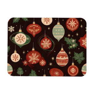 Vintage-Weihnachtsplakat Magnet
