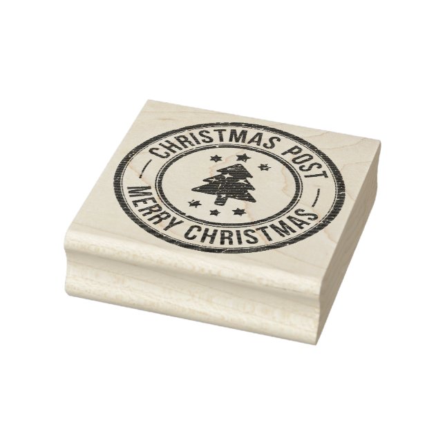 Vintage-Weihnachtspost Gummistempel (Stempel)