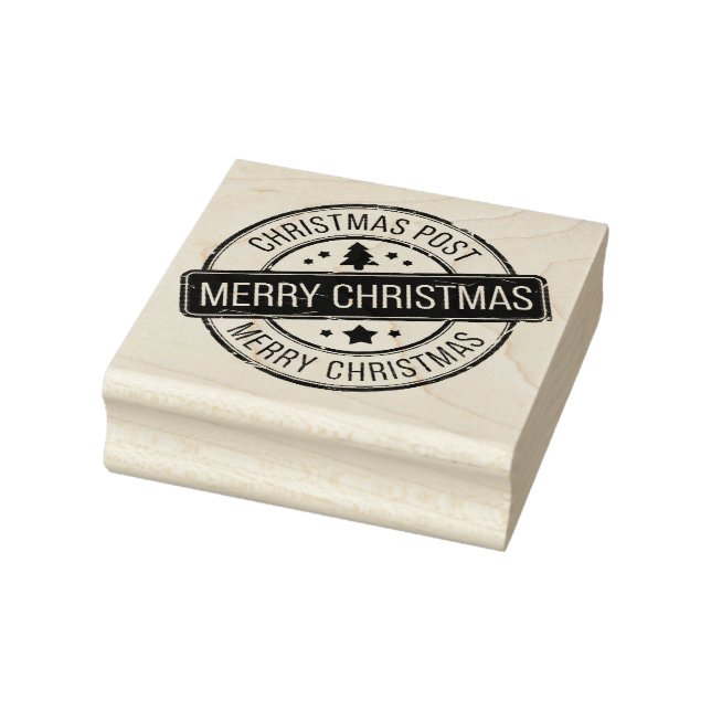 Vintage-Weihnachtspost Gummistempel (Stempel)