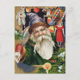 Vintage Weihnachtspostkarte Feiertagspostkarte