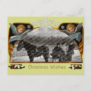 Vintage Weihnachtspostkarte Feiertagspostkarte