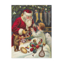 Vintage Weihnachtspostkarte
