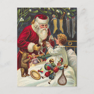 Vintage Weihnachtspostkarte Feiertagspostkarte