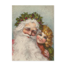 Vintage Weihnachtspostkarte