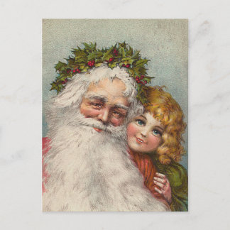 Vintage Weihnachtspostkarte Feiertagspostkarte