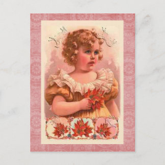 Vintage-Weihnachtspostkarte Feiertagspostkarte