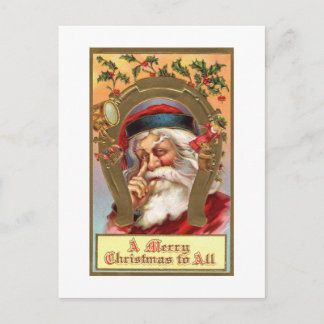 Vintage Weihnachtspostkarte Feiertagspostkarte