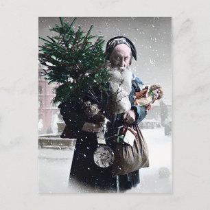 Vintage-Weihnachtspostkarte Postkarte