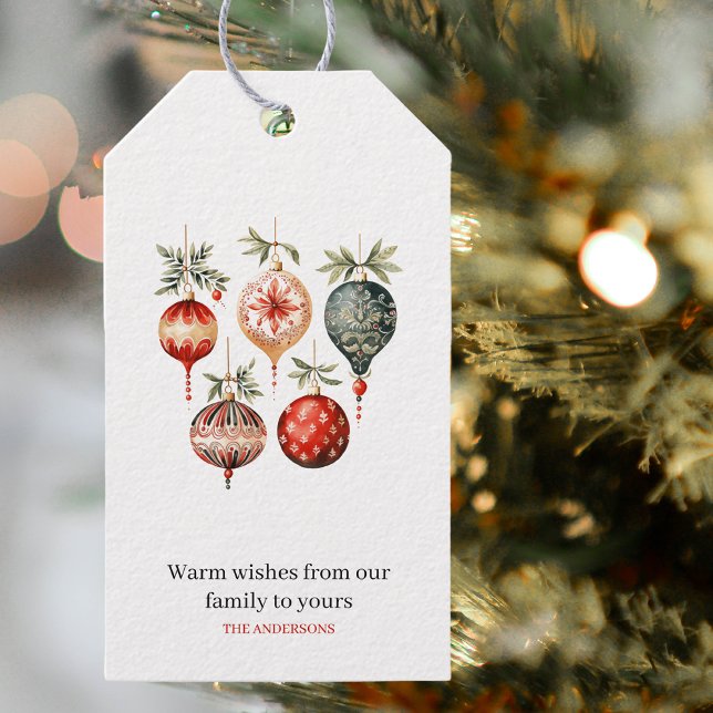 Vintage Weihnachtsschmuck Geschenkanhänger (Von Creator hochgeladen)