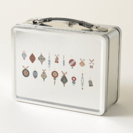 Vintage Weihnachtsschmuck Metall Brotdose