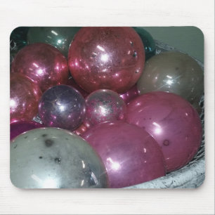 Vintage Weihnachtsschmuck Stillleben Mousepad