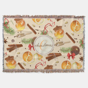 Vintage Weihnachtsszenarien Decke