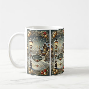 Vintage-Weihnachtstasse Kaffeetasse