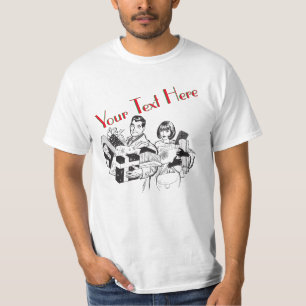 Vintage Weihnachtsvorlage T-Shirt