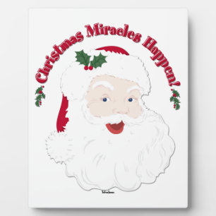Vintage Weihnachtswunder passieren! Fotoplatte