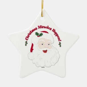 Vintage Weihnachtswunder passieren! Keramik Ornament
