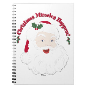 Vintage Weihnachtswunder passieren! Notizblock