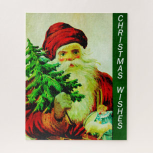 Vintage Weihnachtswünsche Puzzle