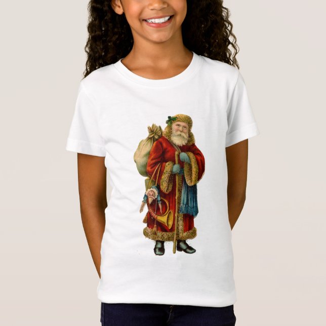 Vintage Weihnachtszeit T-Shirt (Vorderseite)