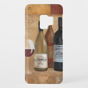 Vintage Wein-Flaschen und Wein-Glas Case-Mate Samsung Galaxy S9 Hülle