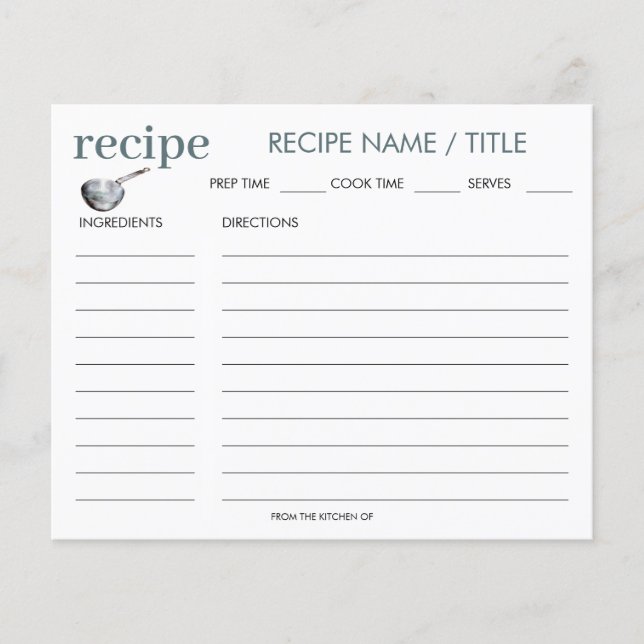 Vintage Weinkarte (Vorderseite)