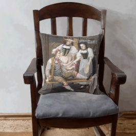 Vintage Weinkellerei Schweizer Getränkeszene Kissen