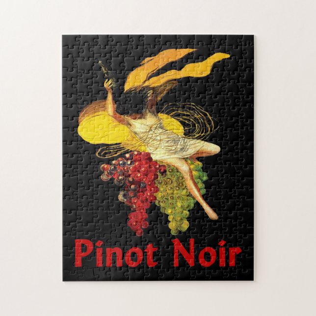 Vintage Weinposter Puzzle (Vertikal)
