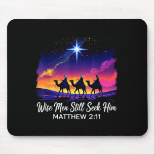 Vintage Weise Männer suchen ihn immer noch Jesus G Mousepad