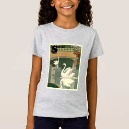 Vintage Weißschwäne Alphabet T-Shirt