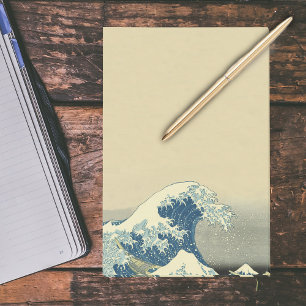 Vintage Wellen Post-it Klebezettel